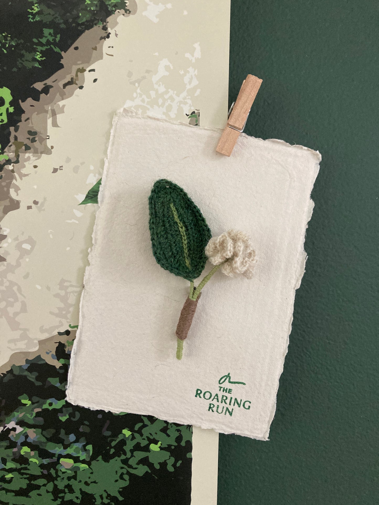 Mini Wild Hydrangea Flower Pin