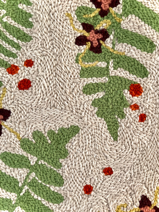 Winter Interest Punch Needle Wall Art