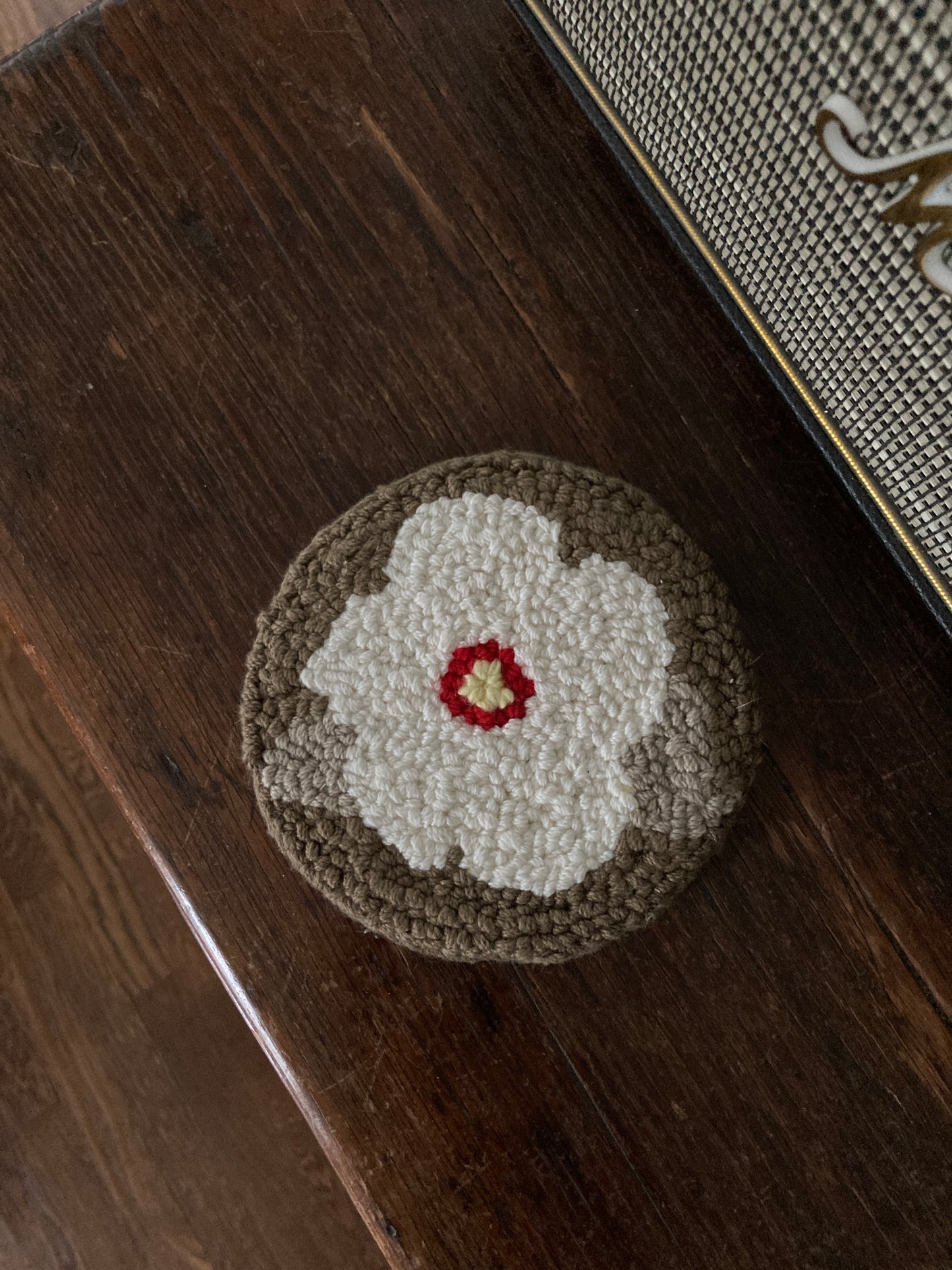 Swamp Rose Mallow Punch Coaster