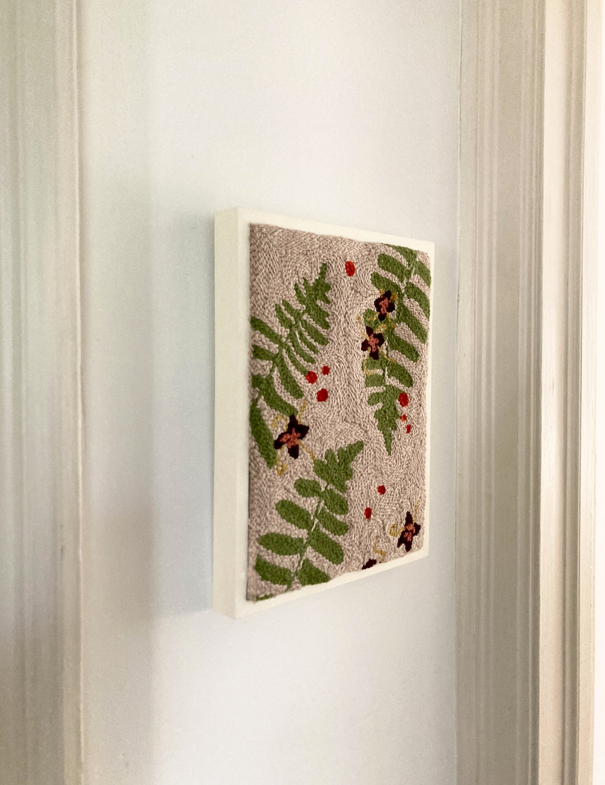 Winter Interest Punch Needle Wall Art