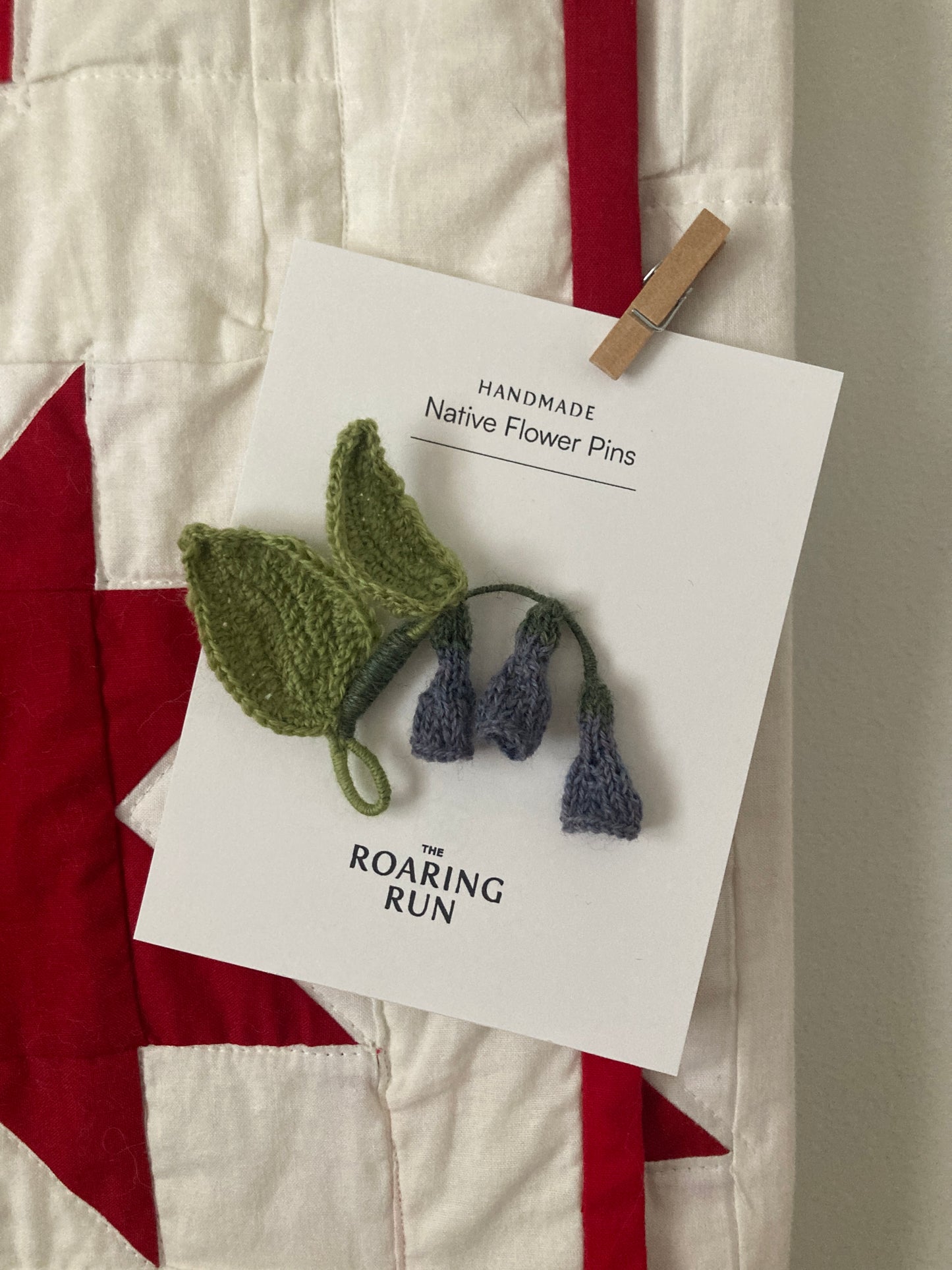 Virginia Bluebell Stem Pin