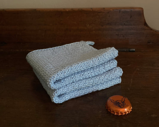 Linen stitch washcloth