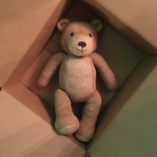 Hand-knit Teddy Bear
