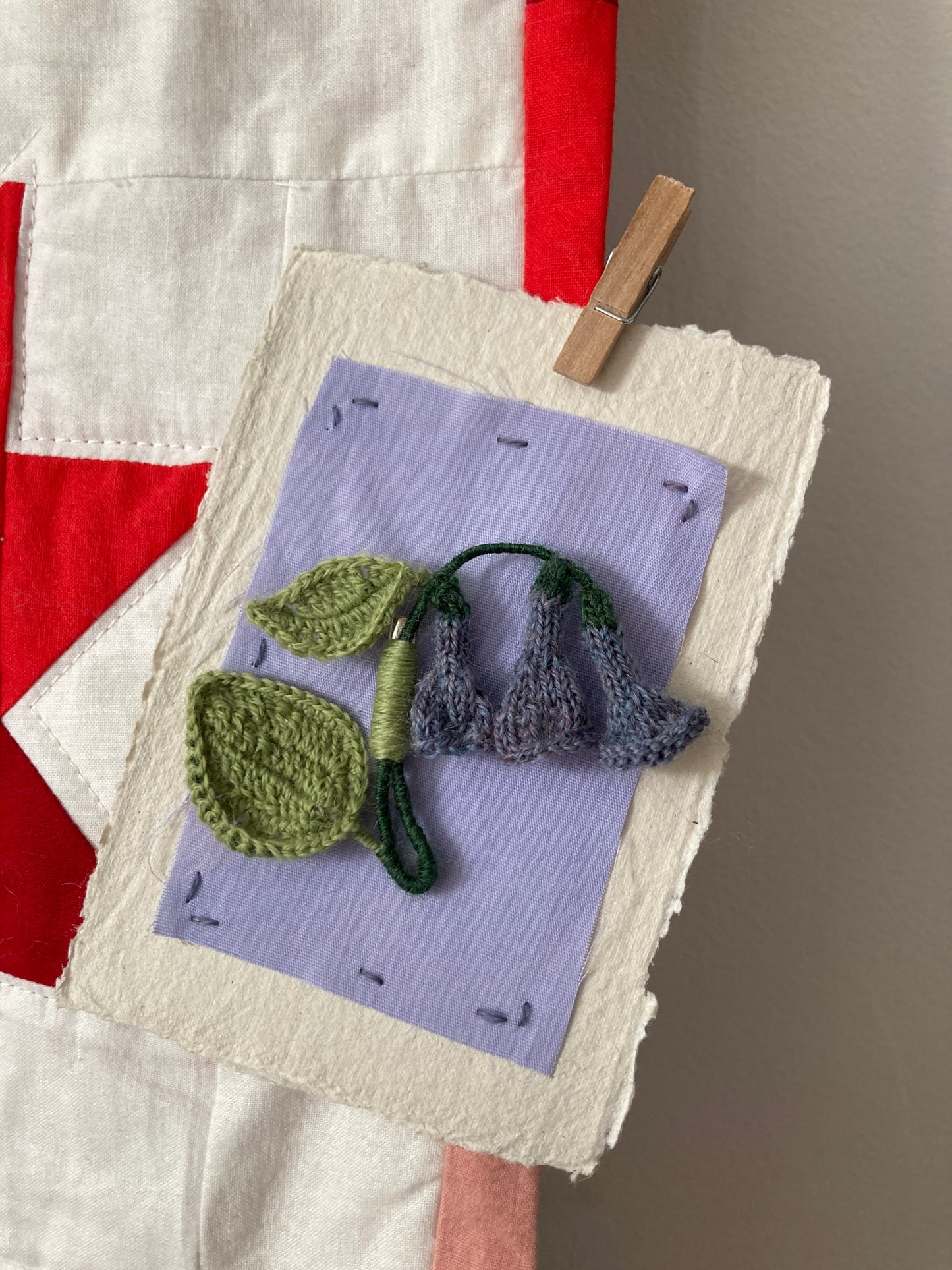 Virginia Bluebell Stem Pin