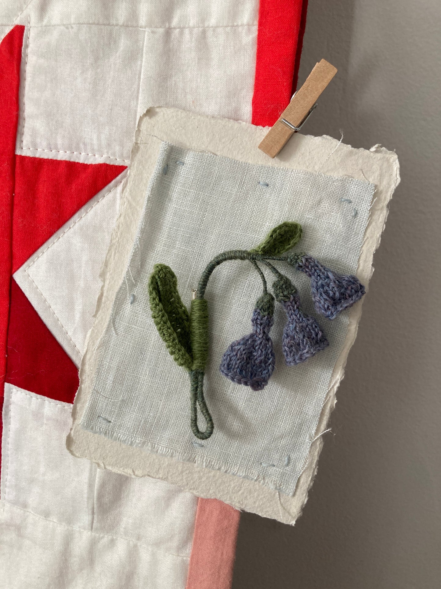 Virginia Bluebell Stem Pin