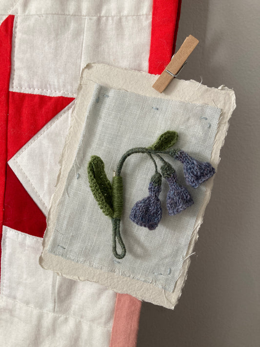 Virginia Bluebell Stem Pin