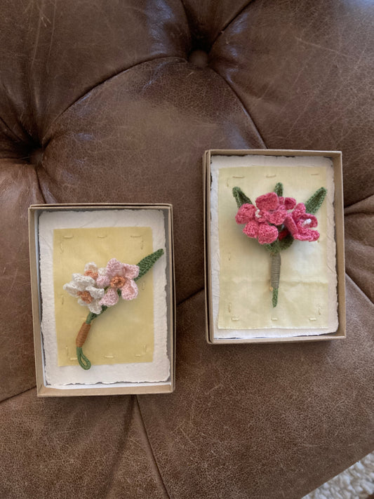 Custom Order: Oleander Stem Pins