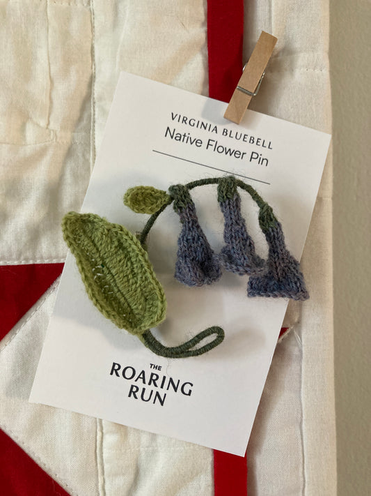 Virginia Bluebell Stem Pin