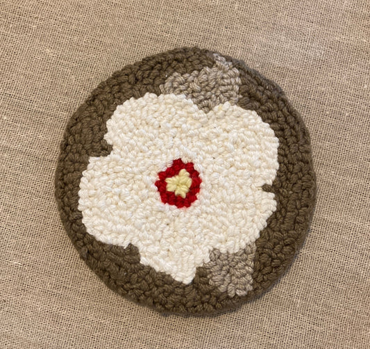 Swamp Rose Mallow Punch Coaster